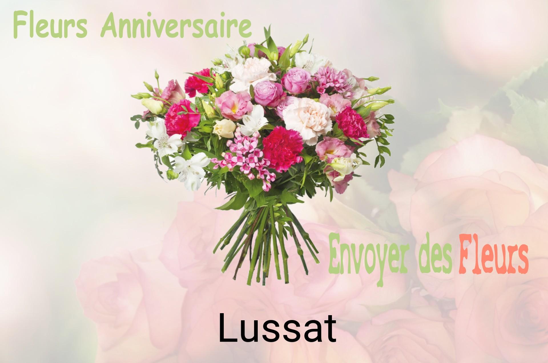 Bouquet de fleurs d’anniversaire livré à Lussat