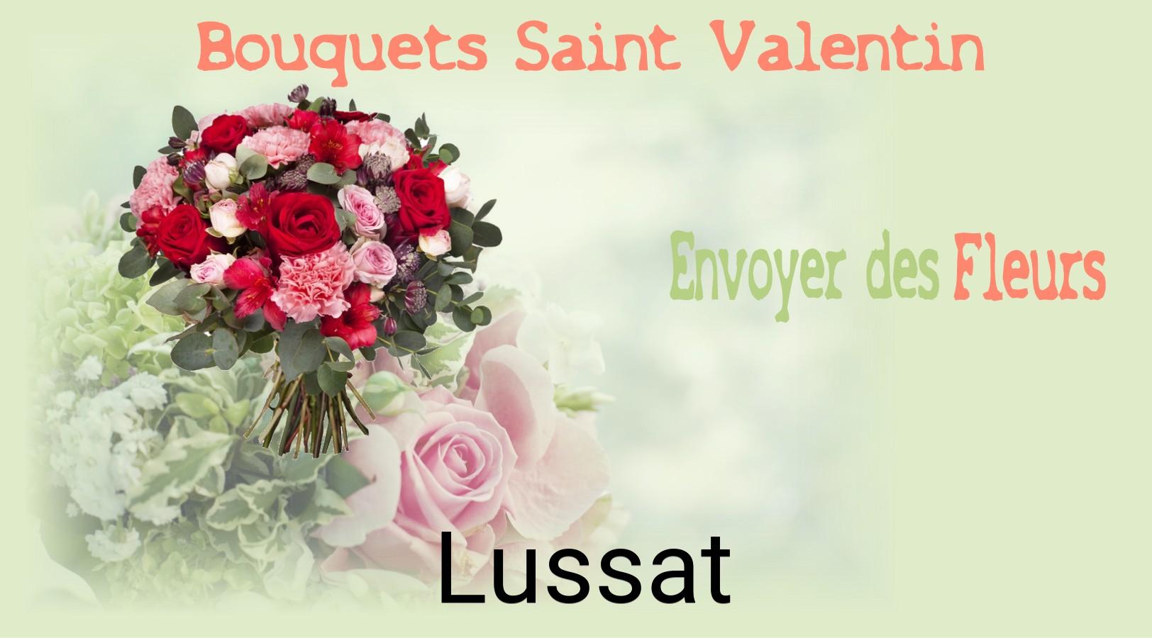 Roses de Saint-Valentin livrées à Lussat